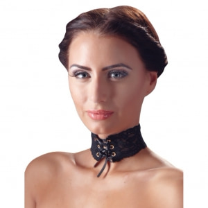 Choker Lace Negru pe Denysa.ro