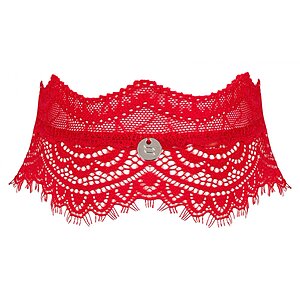 Choker Obsessive Bergamore Rosu