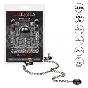Cleme Pentru Sfârcuri Weighted Disc Argintiu