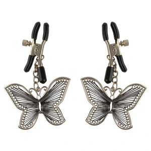 Cleme Sfârcuri Butterfly Argintiu Cleme Sfârcuri Butterfly Argintiu pe Denysa.ro