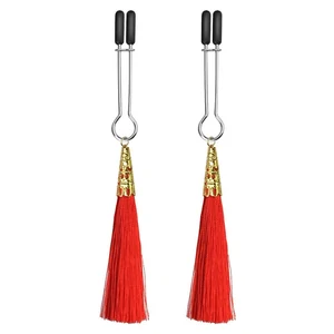 Cleme Sfârcuri Glamour Tassel Roșu Cleme Sfârcuri Glamour Tassel Roșu pe Denysa.ro