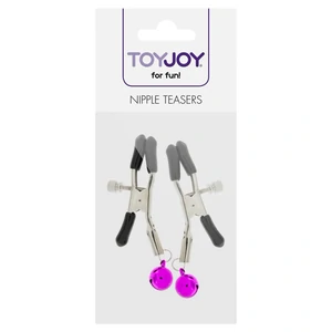 Clești ToyJoy Pentru Sfârcuri Nipple Teasers cu Clopoței Negru