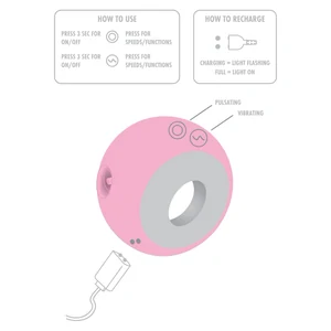 Clitoral Stimulator VERVE Puls Roz