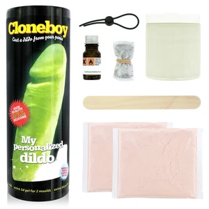 Clonă Pentru Penis Cu Dildo Glow In The Dark Verde pe Denysa.ro
