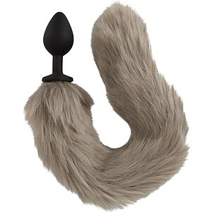 Coada Gri 45 Cm Cu Plug