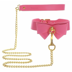 Collar and Leash Roz Collar and Leash Roz pe Denysa.ro