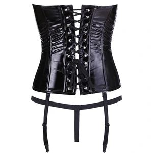 Corset Black Level Vinyl Ivanna Negru S