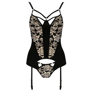 Corset Cașmir Victoria Negru pe Denysa.ro