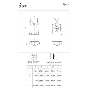 Corset LivCo Isope Alb M