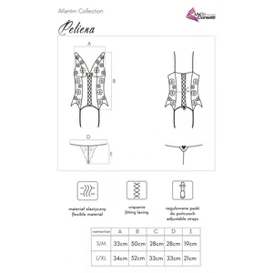 Corset LivCo Peliena Negru S-M