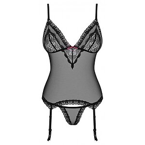 Corset Obsessive 820-COR Negru pe Denysa.ro