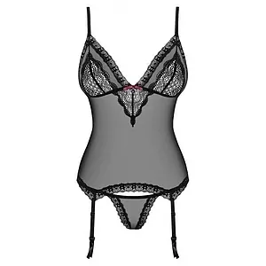 Corset Obsessive 820-COR Negru L-XL