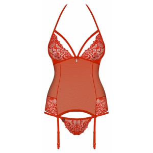 Corset Obsessive 838-COR Roșu S-M