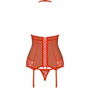 Corset Obsessive 838-COR Roșu S-M