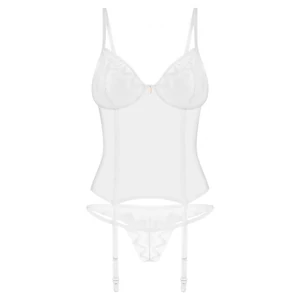 Corset Obsessive Alissium Alb Corset Obsessive Alissium Alb pe Denysa.ro