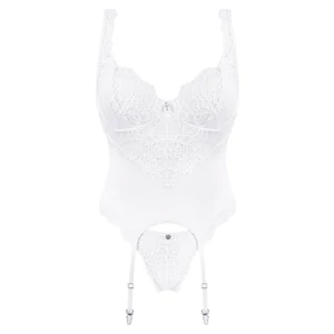 Corset Obsessive Amor Alb Corset Obsessive Amor Alb pe Denysa.ro
