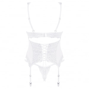 Corset Obsessive Amor Alb S-M