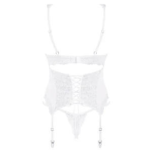 Corset Obsessive Amor Alb S-M