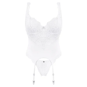 Corset Obsessive Amor Alb S-M