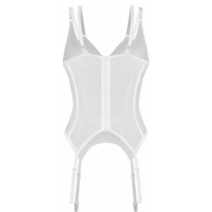 Corset Obsessive Arrowel Alb L-XL