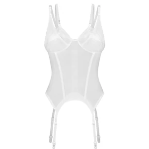 Corset Obsessive Arrowel Alb Corset Obsessive Arrowel Alb pe Denysa.ro