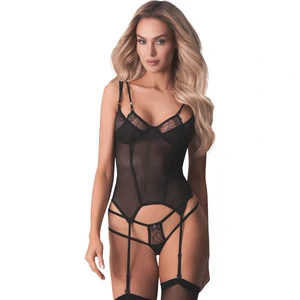 Corset Obsessive Arrowel Negru pe Denysa.ro