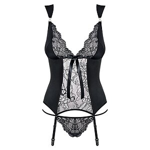 Corset Obsessive Charmea Negru pe Denysa.ro