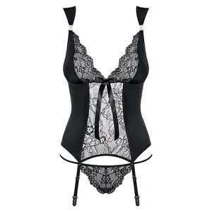 Corset Obsessive Charmea Negru pe Denysa.ro