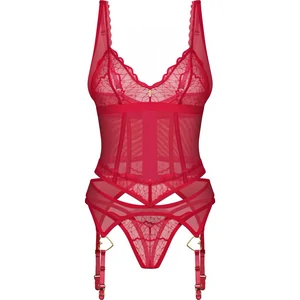 Corset Obsessive Cupide Desir Roșu Corset Obsessive Cupide Desir Roșu pe Denysa.ro