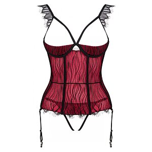 Corset Obsessive Denissa Visiniu XL-2XL