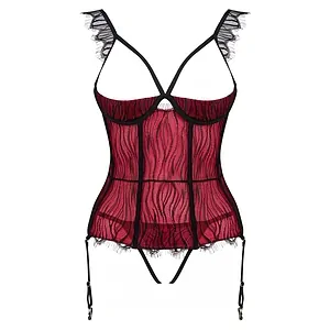 Corset Obsessive Denissa Visiniu XL-2XL