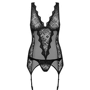 Corset Obsessive Emperita Negru L-XL