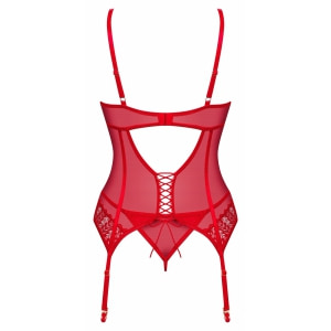 Corset Obsessive Ingridia Roșu XS-S