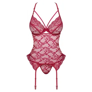 Corset Obsessive Ivetta Roșu Corset Obsessive Ivetta Roșu pe Denysa.ro