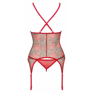 Corset Obsessive Jollymore Roșu XS-S