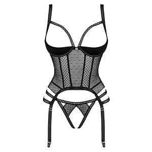 Corset Obsessive Lanelia Negru pe Denysa.ro