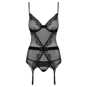 Corset Obsessive Lustella Negru pe Denysa.ro