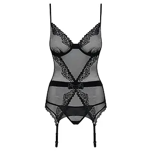 Corset Obsessive Lustella Negru S-M