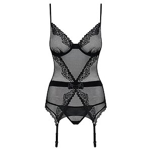 Corset Obsessive Lustella Negru