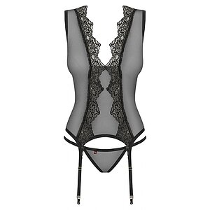 Corset Obsessive Meshlove Negru L-XL