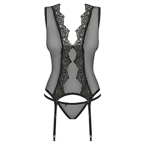 Corset Obsessive Meshlove Negru L-XL