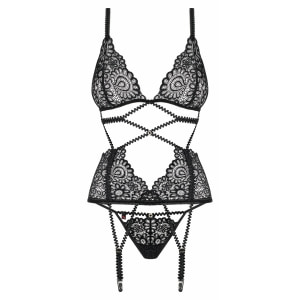 Corset Obsessive Mixty Negru L-XL