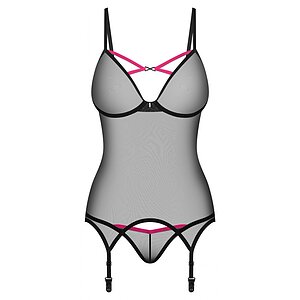 Corset Obsessive Novenes Negru pe Denysa.ro