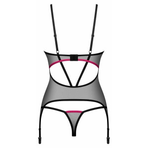Corset Obsessive Novenes Negru XS-S