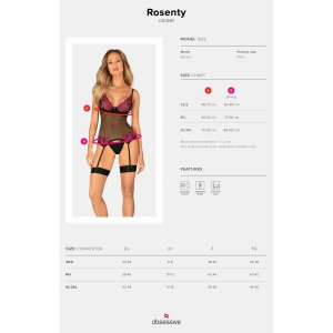 Corset Obsessive Rosenty Roz XS-S