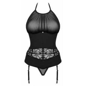Corset Obsessive Serafia Negru Corset Obsessive Serafia Negru pe Denysa.ro