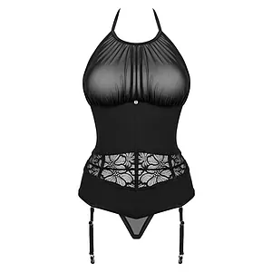 Corset Obsessive Serafia Negru M-L