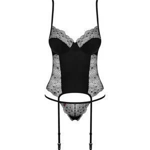 Corset Obsessive Sharlotte Negru pe Denysa.ro