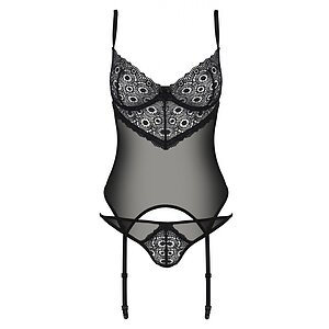 Corset Passion Eco Zinnia Negru S-M