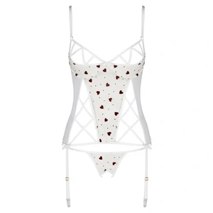 Corset Passion Lovelia Alb Corset Passion Lovelia Alb pe Denysa.ro